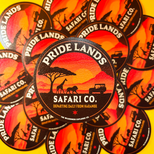 Pride Lands Safari Co - Textured Vinyl Sticker/Magnet