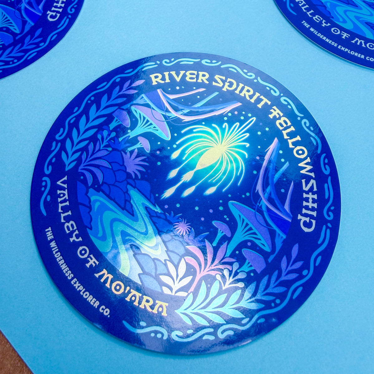 River Spirit Fellowship - Glossy Metallic Vinyl Sticker/Magnet