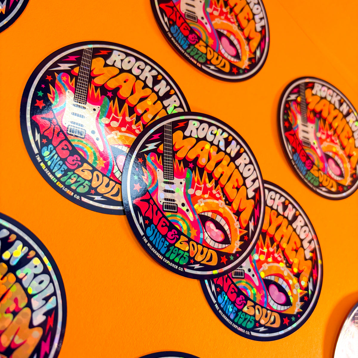 Rock 'n' Roll Mayhem - Vinyl Sticker/Magnet