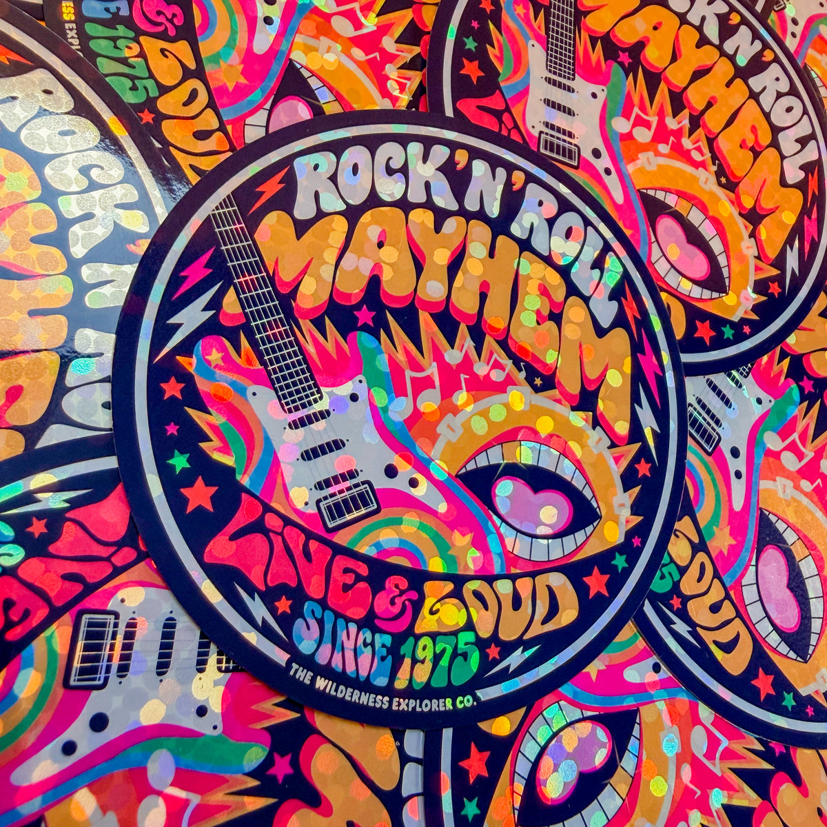 Rock 'n' Roll Mayhem - Vinyl Sticker/Magnet
