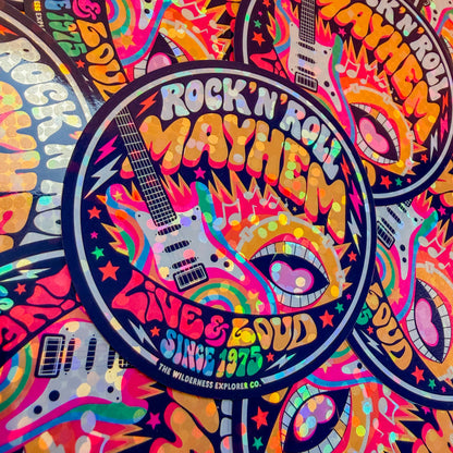 Rock 'n' Roll Mayhem - Vinyl Sticker/Magnet