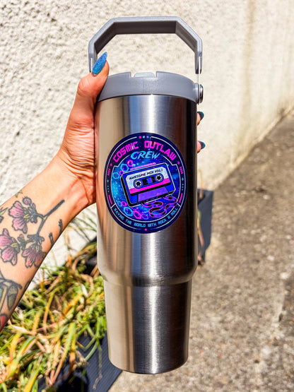 Cosmic Outlaw Crew Holographic Vinyl Sticker/Magnet