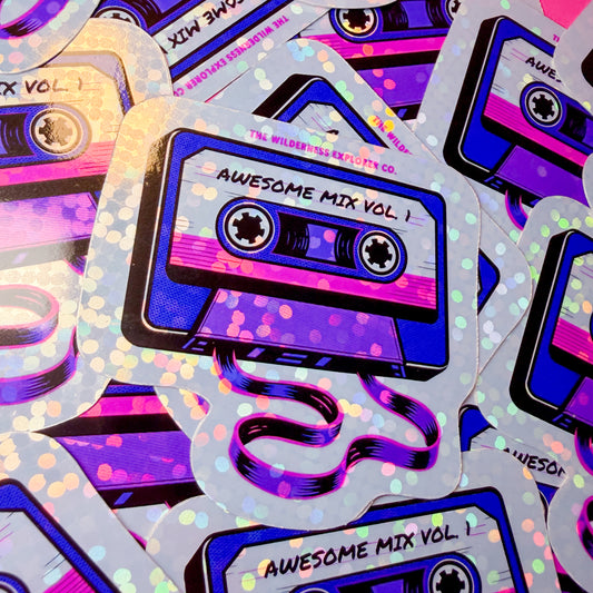 Awesome Mix Vol.1 Tape Deck - Vinyl Sticker/Magnet