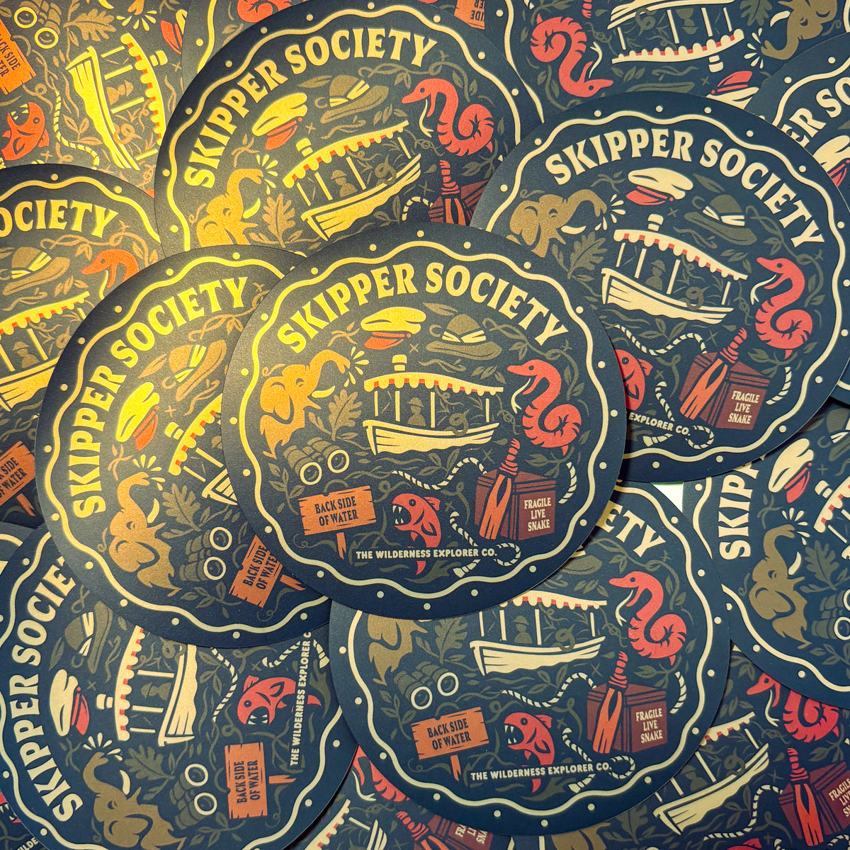 Skipper Society - Vinyl Sticker/Magnet