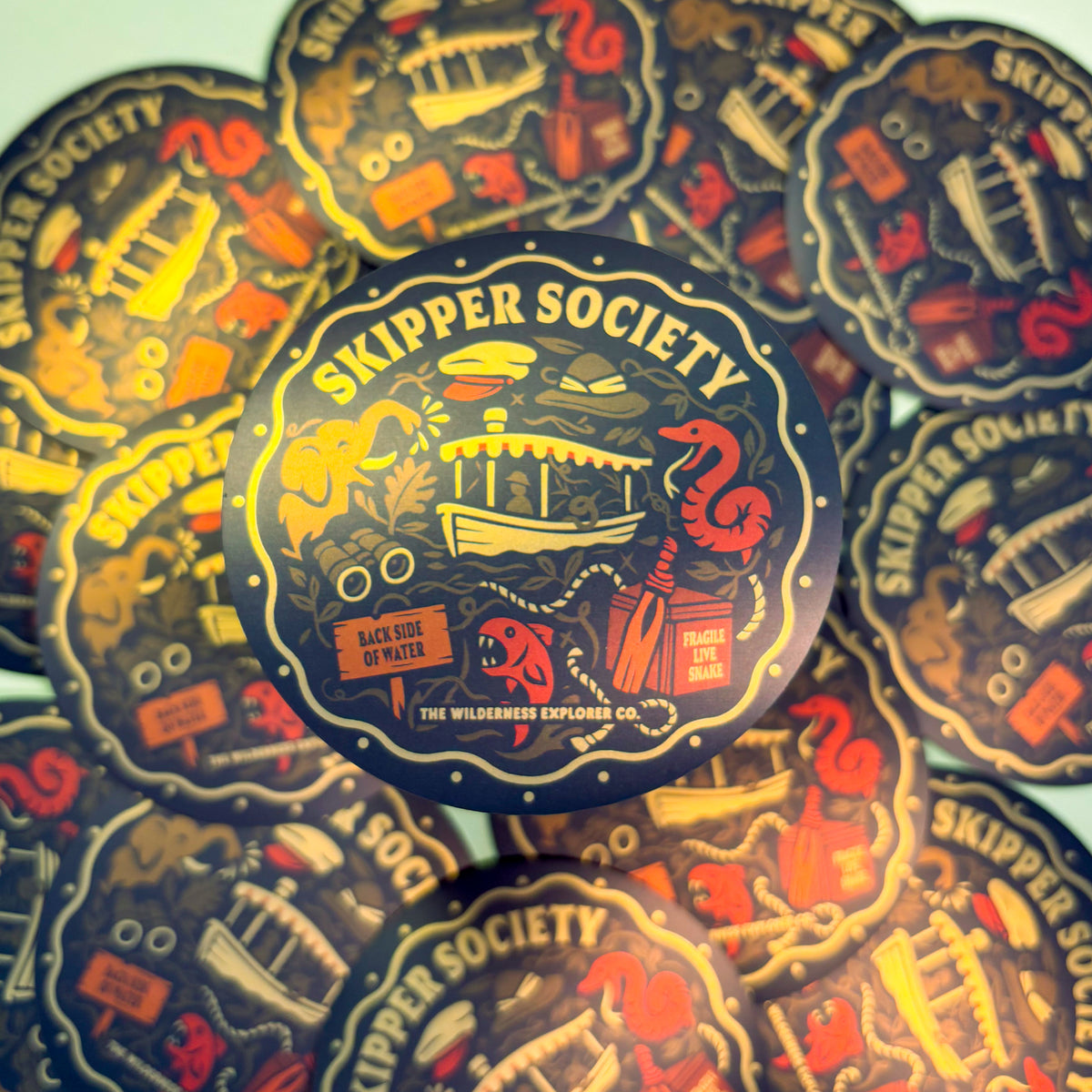 Skipper Society - Vinyl Sticker/Magnet