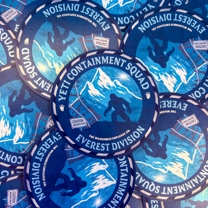 Yeti Containment Squad - Vinyl Sticker/Magnet