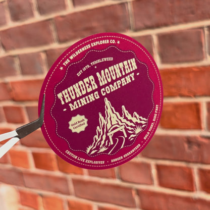 Thunder Mountain Mining Co - Vinyl Sticker/Magnet
