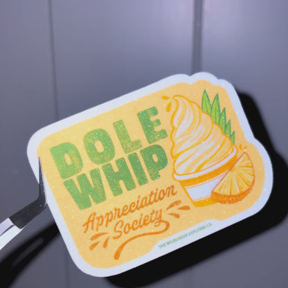 Dole Whip Appreciation Society - Vinyl Sticker/Magnet