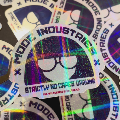 Mode Industries - Holographic Vinyl Sticker/Magnet