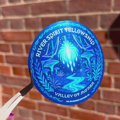 River Spirit Fellowship - Glossy Metallic Vinyl Sticker/Magnet