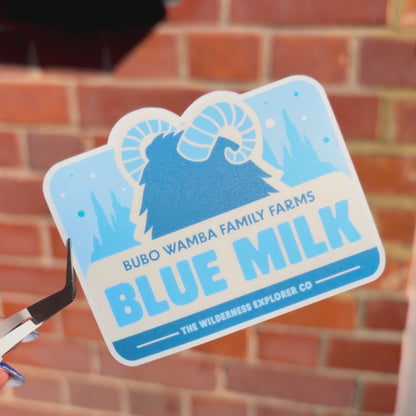 Blue Milk from Batuu Logo - Vinyl Sticker/Magnet