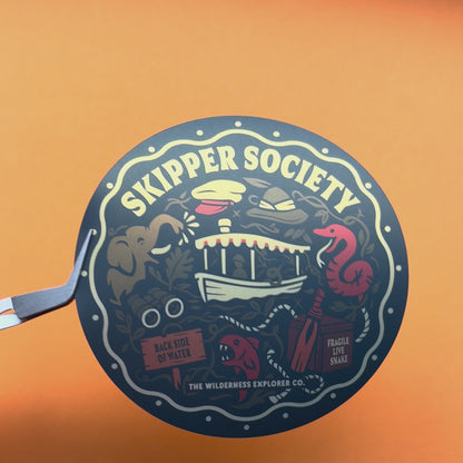 Skipper Society - Vinyl Sticker/Magnet