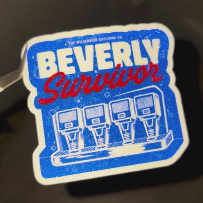 Beverly Survivor Club Cool Inspired - Vinyl Sticker/Magnet
